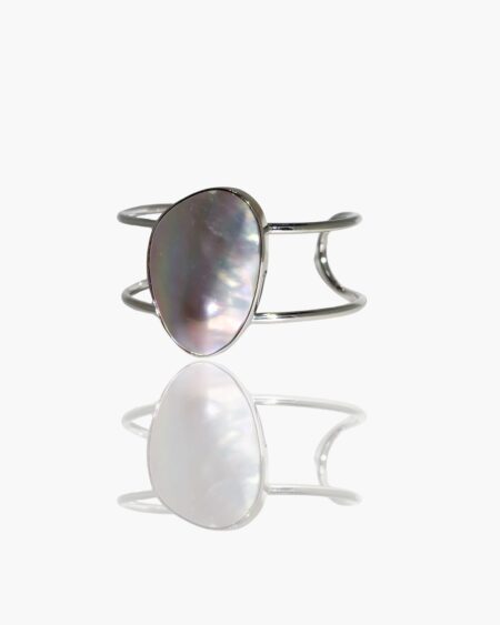 Mabe Pearl Two-Lines Bangle