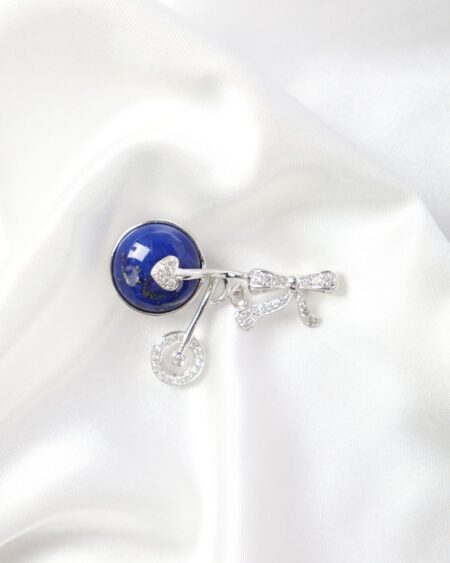 Lapis Brooch