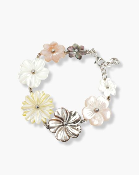 Fancy Flowers Carved Bracelet