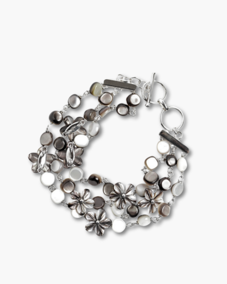 Flower With Bean Bracelet