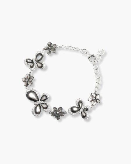 Tiny Fancy Flowers with Butterfly Bracelet