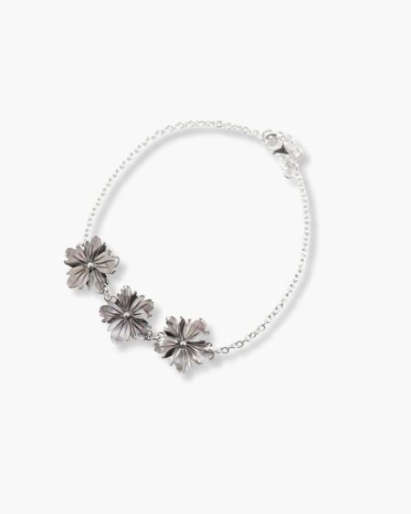 Triple Tiny Flowers Bracelet
