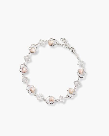 Little Twinkle Heart Bling Looping Bracelet