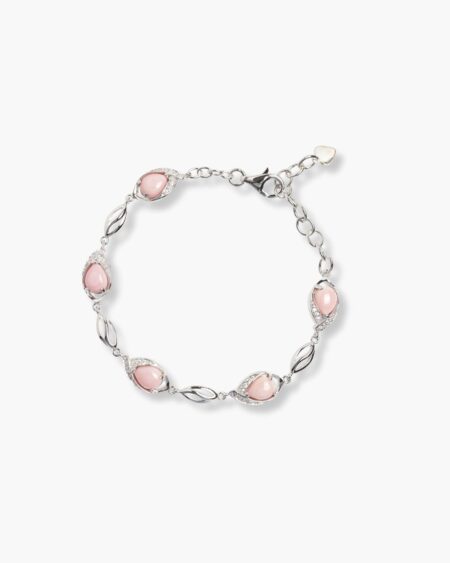 Twinkle Flower Bud Bling Looping Bracelet