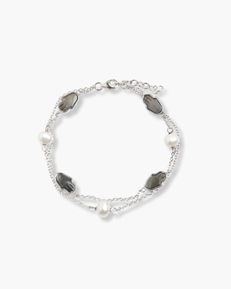 Little Hand Double Chain Bracelet