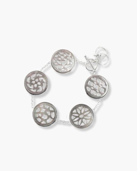 Round Hollow Toggle Bracelet