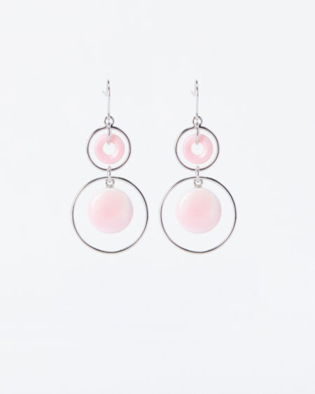 Round Drop Hook Earrings