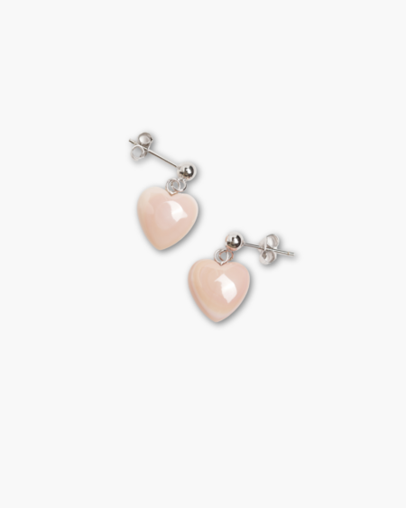 Little Pink Heart Earrings