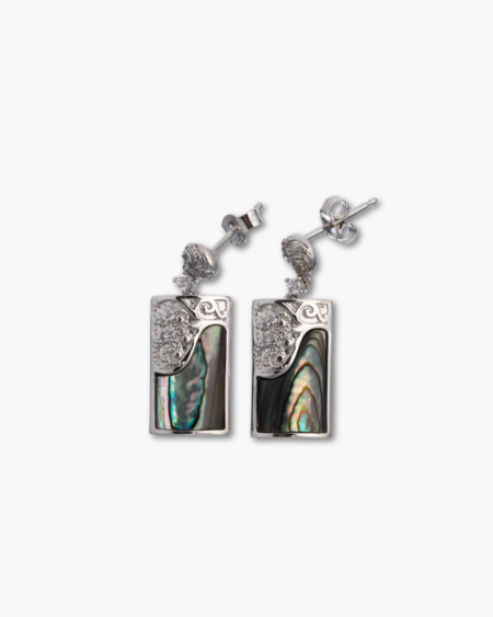 Rectangle Shape Stud Earrings