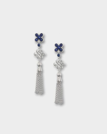 Cross Flower Stud Earrings