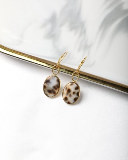 Tiger CowrieEarrings