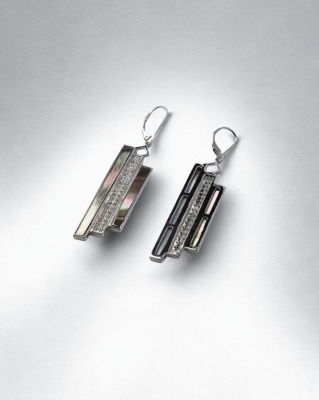 Black MOP Earrings