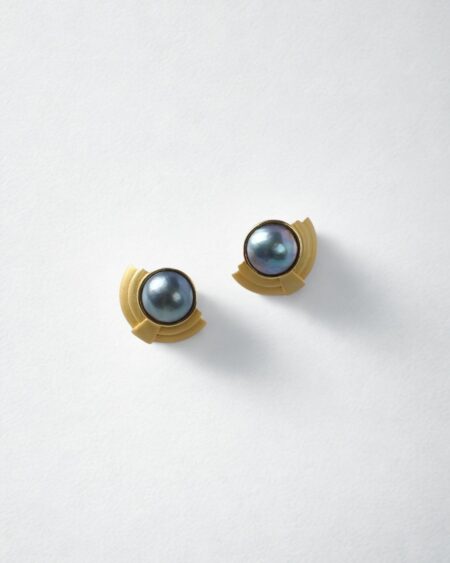 Blue Blister Pearl Earrings