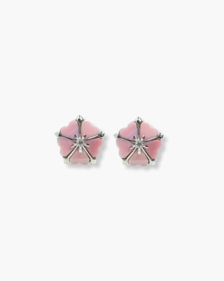 Hearts Flower Stud Earrings