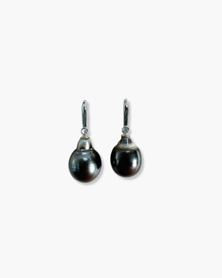 Tahitian Black Pearl Earrings