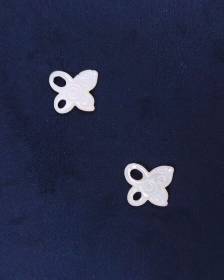Natural White Mother of Pearl Butterfly (10pcs)