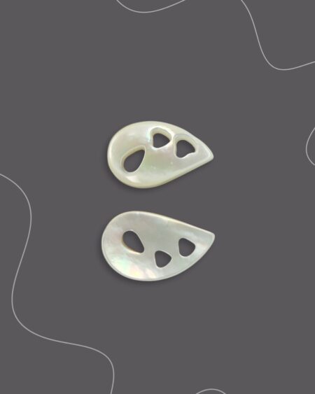 Droplet Filigree, White MOP