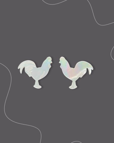 Rooster, White MOP
