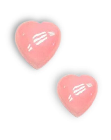 Cabochon Heart Pink Queen Conch Shell