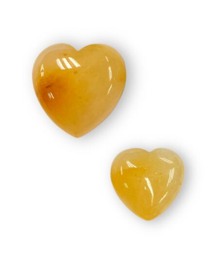 Yellow Jade Heart Cabochon