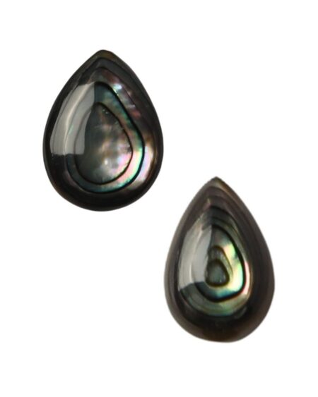 Calibrated Abalone Shell Pear Shaped Cabochon