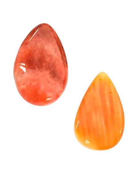 Spiny Oyster Pear Shaped Cabochon