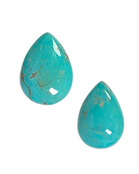 Chile Turquoise Pear Shaped Cabochon