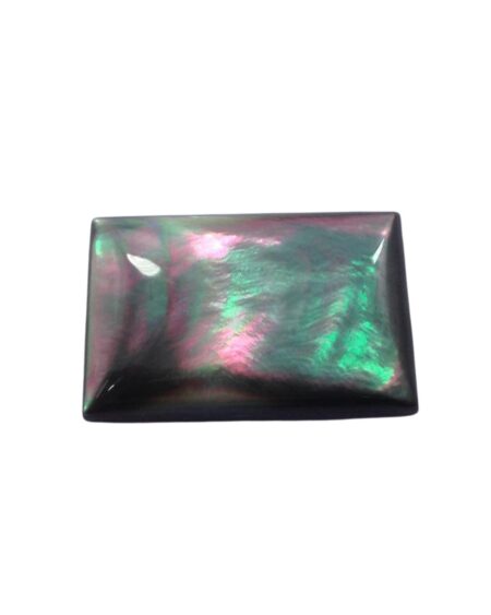 Cabochon Rectangle Black Mother of Pearl