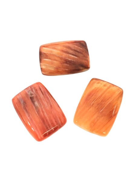 Spiny Oyster Rectangle Cabochon