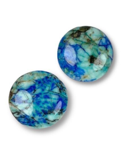 Round Cabochons, New Azurite