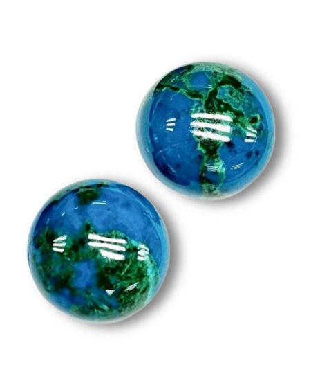 Round Cabochons, Chrysocolla