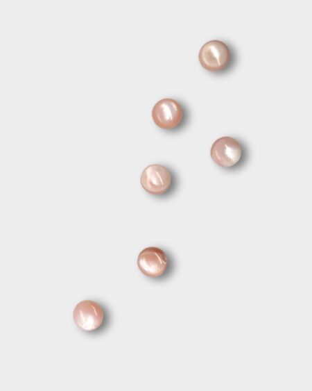 Natural Pink Mother of Pearl Round Cabochons