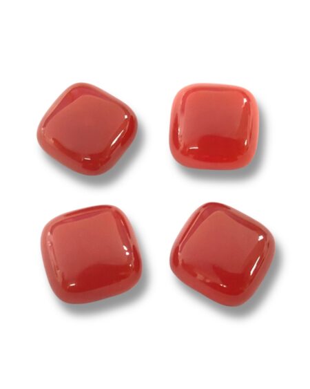 Cabochon Square Red Agate