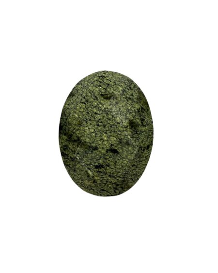 Facet Oval Green Serpentine