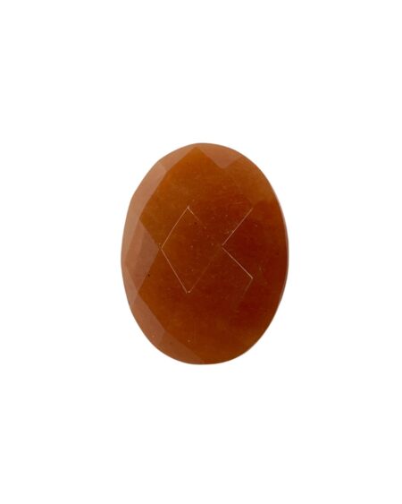 Facet Oval Red Aventurine
