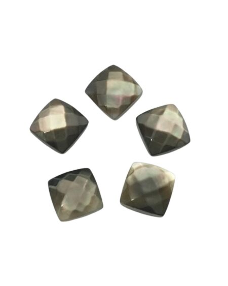 Facet Square Black Mother of Pearl