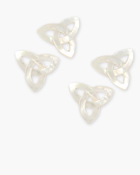 Shuriken, White MOP (10pcs)