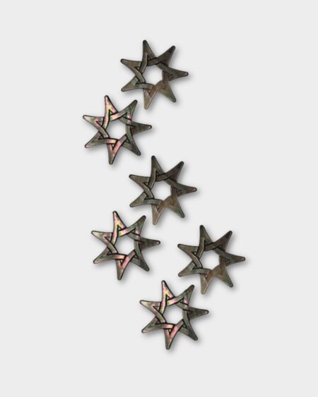 Heptagram Star, Black MOP