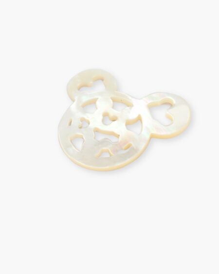 Mouse Filigree, White MOP