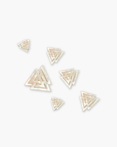 Triple Triangle, White MOP