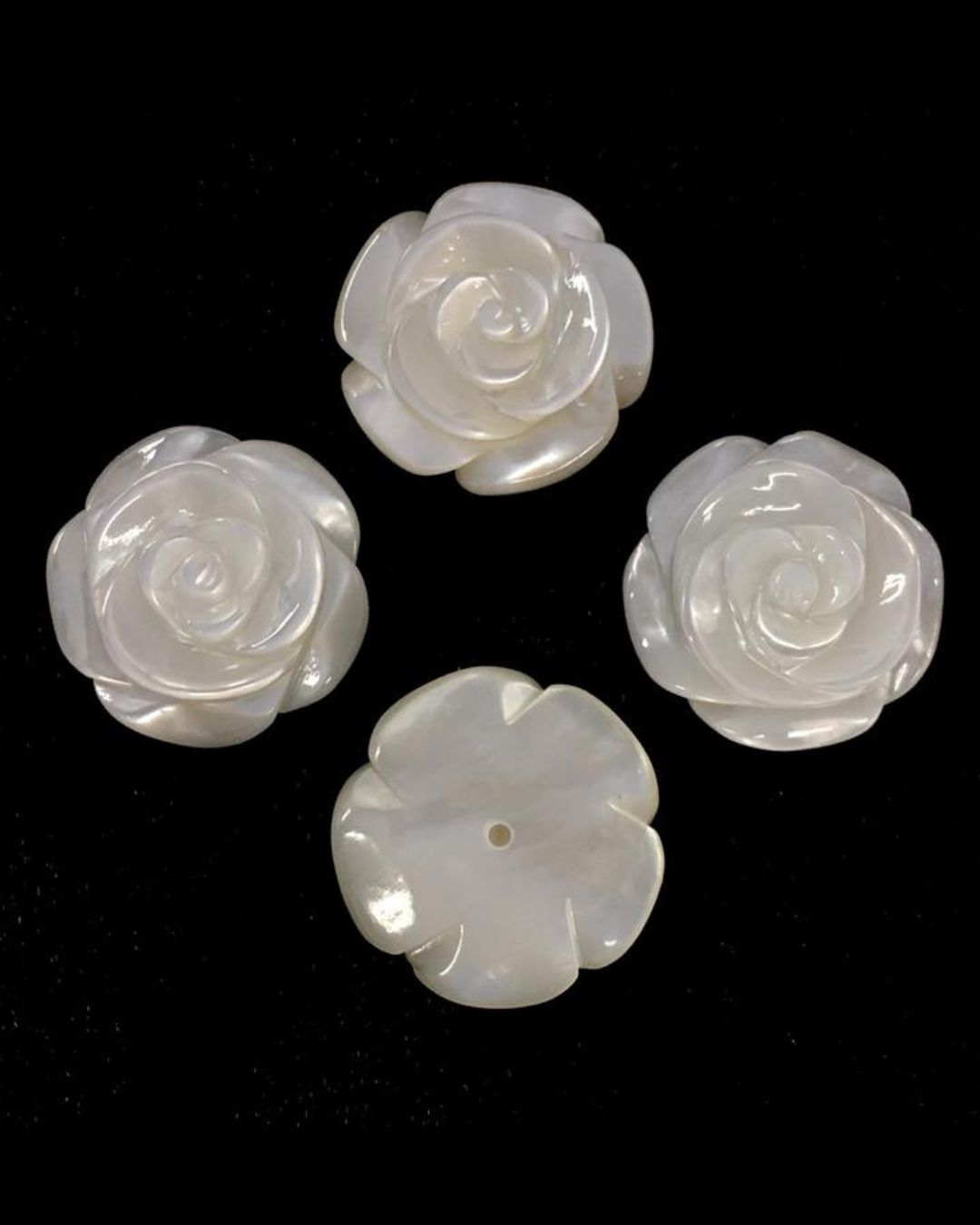 White MOP Roses - Tai Chung Jewellery