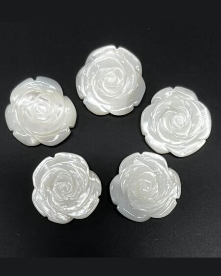 White MOP Roses