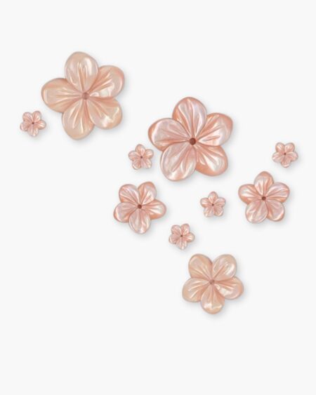 Pink MOP Flower Loose