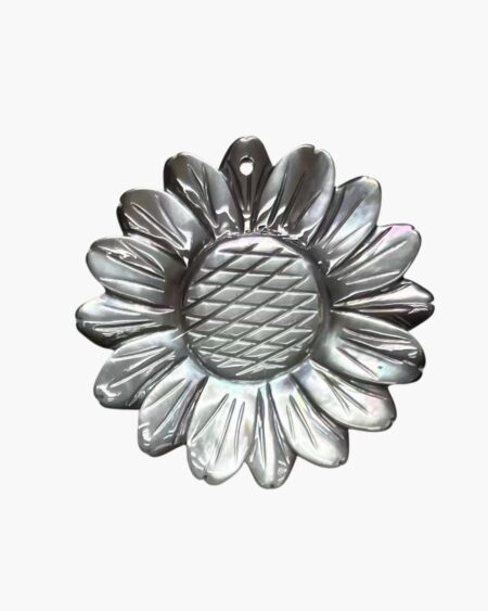 Black Mother of Pearl Sun Flower