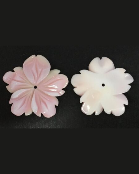 Pink Conch Flower Carving