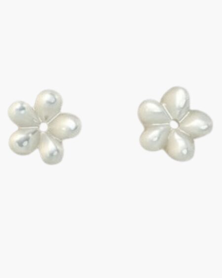 White Mother of Pearl Flower Carving