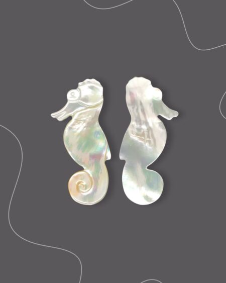 Sea Horse, White MOP