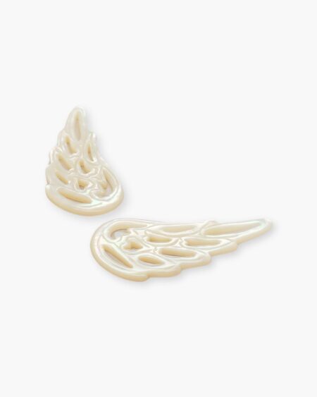 Wing Filigree, White MOP