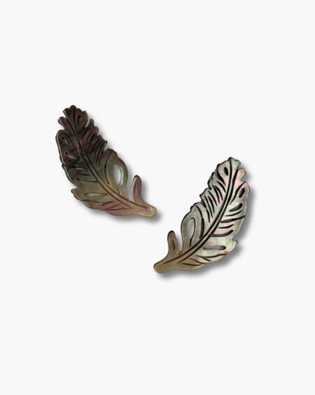 Feather Filigree, Black MOP