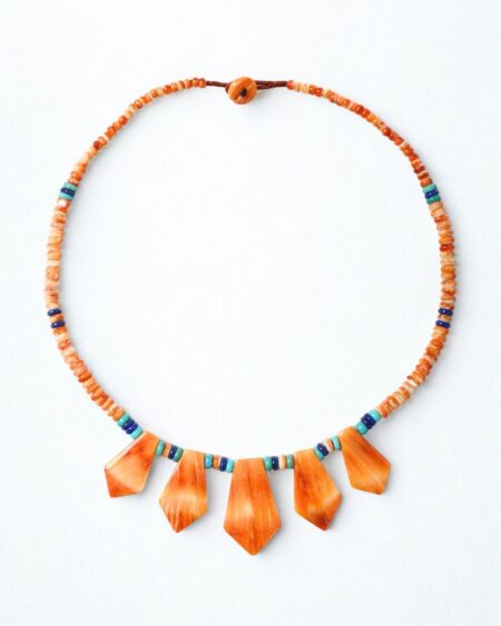 Natural Spiny Oyster Shell Necklace